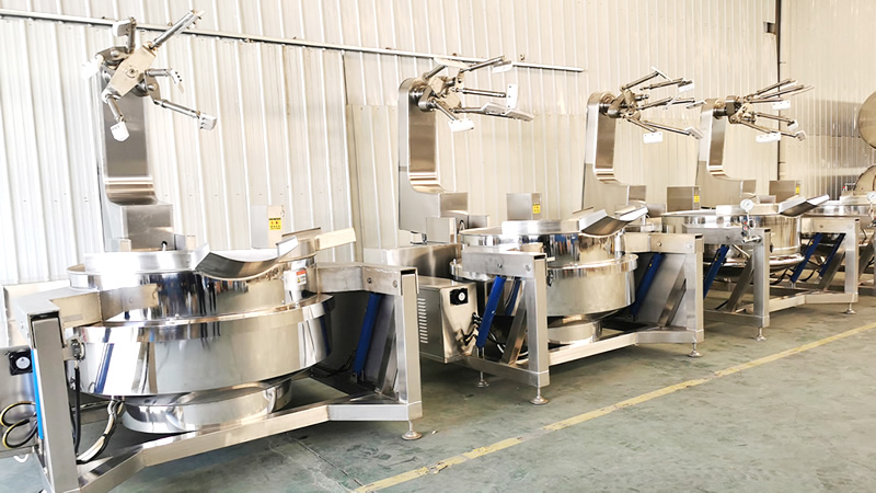 多爪全自动行星炒锅